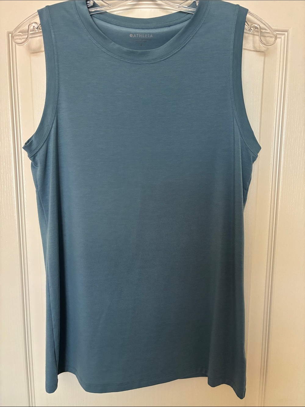 Athleta Teal-Blue Sleeveless Performance Tank
